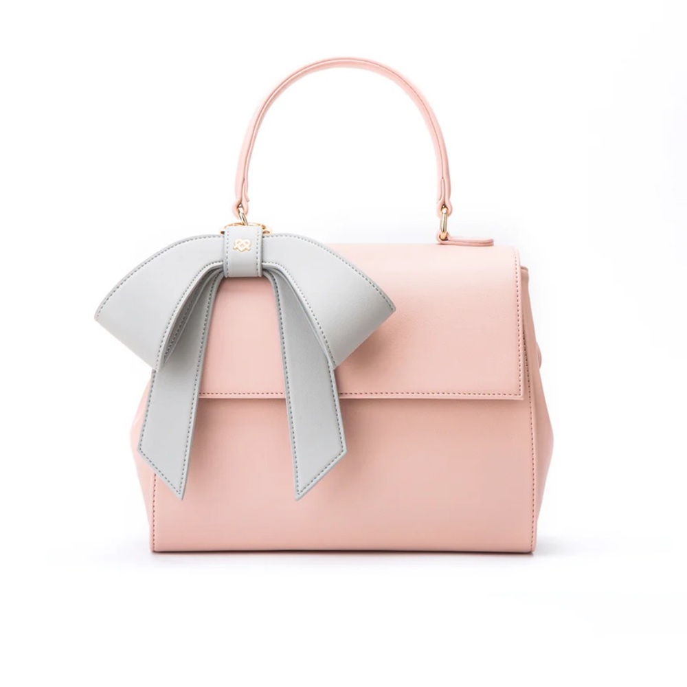 Gunas New York Cottontail - Light Pink Vegan Leather Handbag